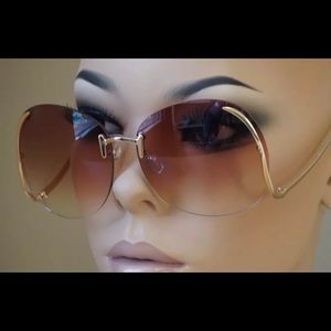 Sunglasses NWT Kiss Retro Upside Down Oversize 💛